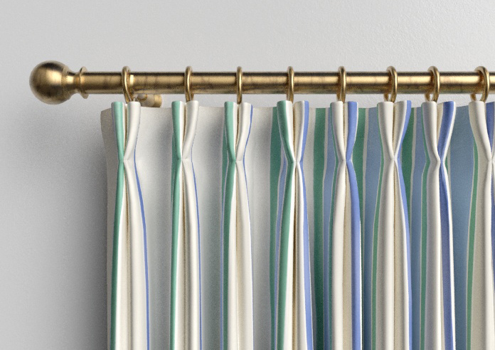 Bluebellgray Seaside Stripe, Atlantic - Made to Measure Curtains - Image 10